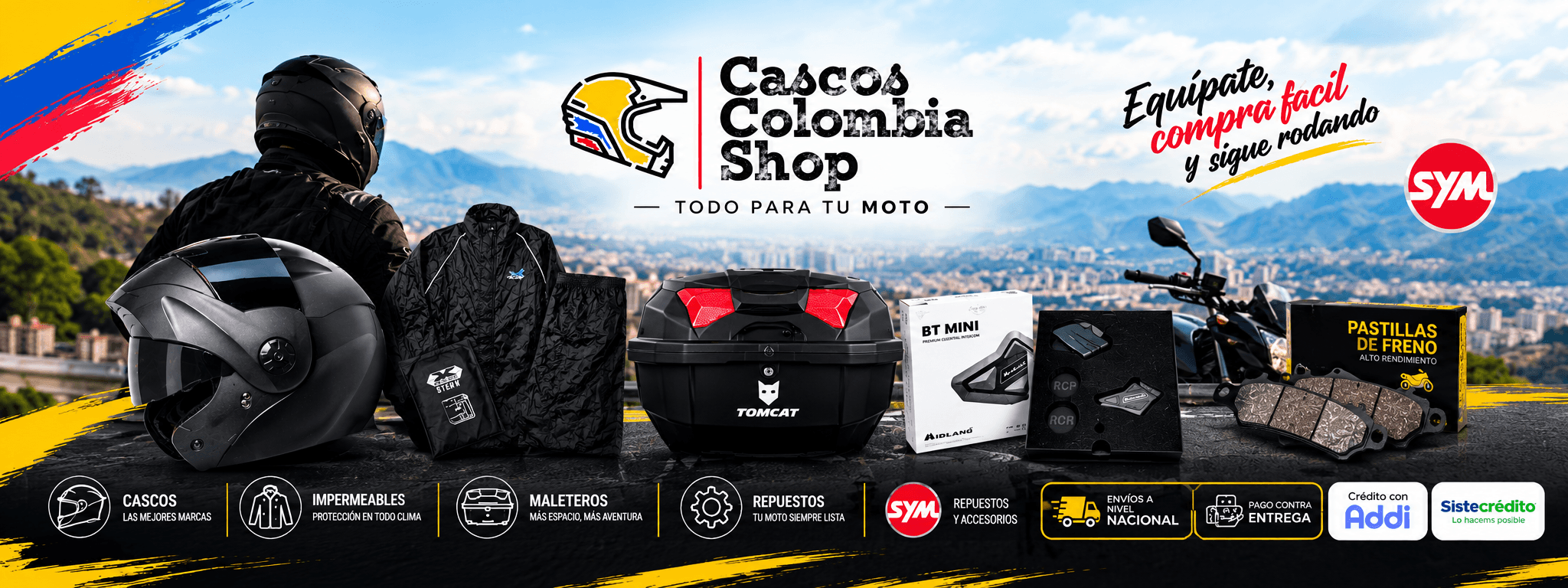 Portada de CASCOS SHOP COLOMBIA