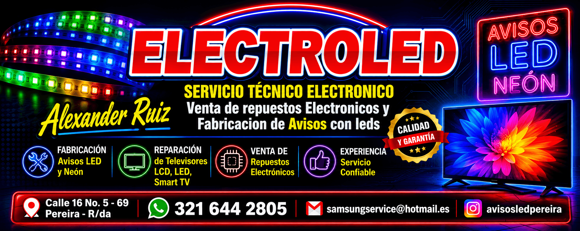 Portada de ELECTROLED PEREIRA