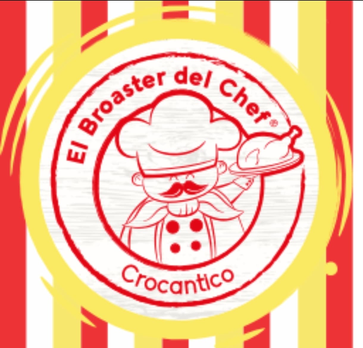 Logo de Broaster del chef Pereira centro