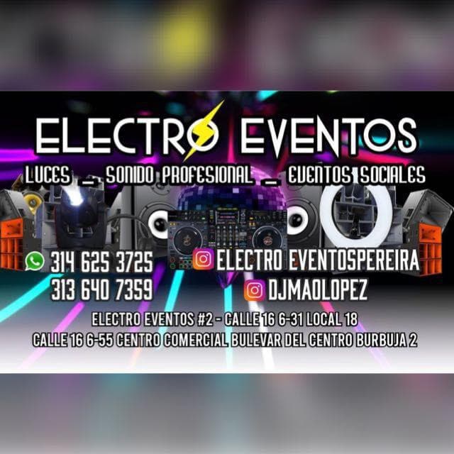 Logo de Electro Eventos Pereira ⚡️