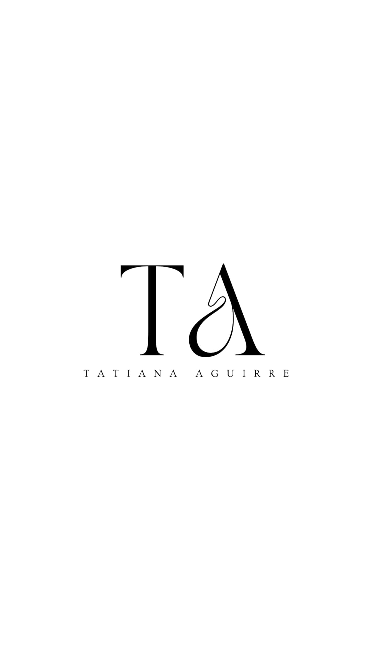 Logo de Tatiana Aguirre brand w